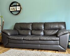 Dfs brown leather for sale  NORTHAMPTON