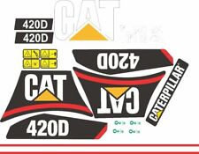 Usado, Decalques/adesivos compatíveis para retroescavadeira Caterpillar 420D conjunto/kit completo comprar usado  Brasil 