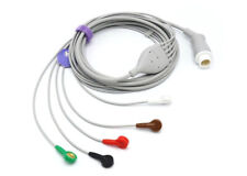 Cable Philips 12 pines 5 cables Snap ECG ECG Agilent, Heartstart, Intellivue segunda mano  Embacar hacia Argentina