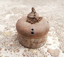 Vintage Rare Handmade Iron Hookah Pots Chilam Bowl I485, used for sale  Shipping to South Africa