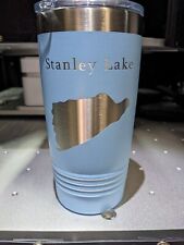Usado, Taza de café Stanley Lake Map vaso de viaje aislada con láser grabada con láser Idaho 20 oz segunda mano  Embacar hacia Argentina