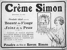 Simon cream advertising d'occasion  Expédié en Belgium