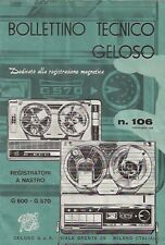 Geloso registratore g600 usato  Italia