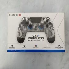 Gioteck VX4+ Light Grey Camo RGB Wireless Controller For PlayStation 4 PS4 #4 for sale  Shipping to South Africa