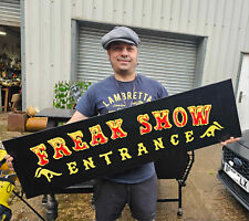 Circus sign freakshow for sale  TELFORD