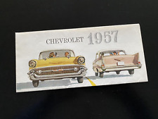 1957 chevrolet brochure for sale  Forest City