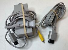 Nintendo RVL-002 AC Power Adapter & AV Cable RVL-009 for Nintendo Wii for sale  Shipping to South Africa