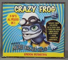 3 CD. Crazy Frog – Presents More Crazy Hits (Edicion Definitiva)  segunda mano  Embacar hacia Argentina