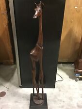 Wooden giraffe hand for sale  Bethel
