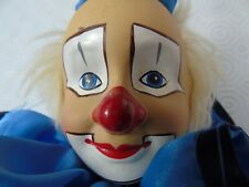 Clown porcelain blue for sale  SCARBOROUGH