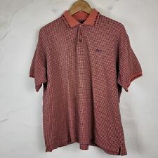 Hippo Mens Medium Golf Polo Shirt Top Short Sleeve Orange Cotton Golfing..., used for sale  Shipping to South Africa