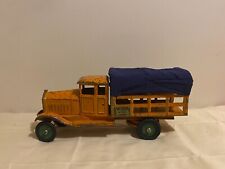 Kingsbury Toys 1920s Pressed Steel Motor Driven RARE COVERED Stake Truck Y-2 for sale  Shipping to South Africa