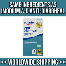 Loperamida antidiarreica Equate de acción rápida A-D HCI 2 mg cápsulas, 24 unidades segunda mano  Embacar hacia Argentina