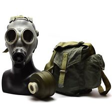 Cold war era Polish Gas Mask MC-1 Genuine respiratory MS-3 filter Olive OD NEW segunda mano  Embacar hacia Argentina
