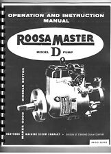 Manual de serviço da bomba injetora Roosa Master D comprar usado  Enviando para Brazil