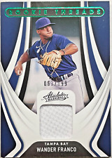 Absolute 2022 *Rookie Threads Green* #1 Wander Franco Tampa Bay Rays/199 segunda mano  Embacar hacia Argentina