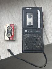 Sanyo M5440 Micro Cassette Cinta Grabadora Dictáfono + Cassette Panasonic segunda mano  Embacar hacia Argentina