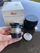 Leica summilux 35mm for sale  SHEFFIELD