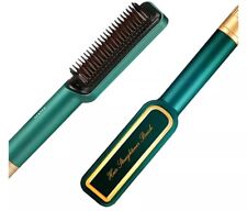 Hair Straightener Brush Comb 30sec Fast Heating Ceramic Anti-Scald Curl 240c Pro for sale  Shipping to South Africa
