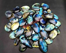 Natural Multi Flash Labradorite Cabochon Spectrolite Gemstone Wholesale Lot for sale  Shipping to South Africa