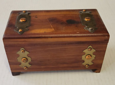 cedar box trinket vintage for sale  Medina