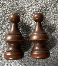 Wooden finials brown for sale  BURNLEY