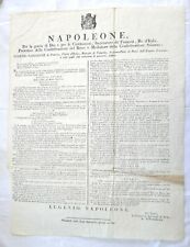 Antico documento manifesto usato  Cremona