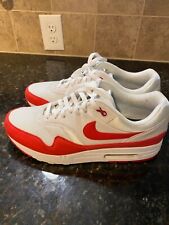 Size 11 - Nike Air Max 1 red for sale  Shipping to South Africa