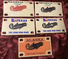 5 Vintage Thick Plastic Mini Cushman License Plates W/Magnets (B3) 🦋 for sale  Shipping to South Africa