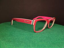 DOLCE & GABBANA ROT ROSA PINK WEISS DG 3178 2766 LUXUS D&G FASSUNG 54/17*140, used for sale  Shipping to South Africa