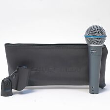 Shure Beta 58A Supercardioid Dynamic Vocal Microphone with Bag & Clip for sale  Woodbury