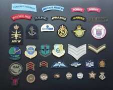 Military cloth badges for sale  UK