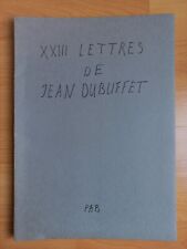 Jean dubuffet xxiii d'occasion  Paris-