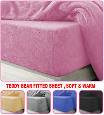Lençol de lã de pelúcia 30 cm térmico quente conjunto de cama solteiro casal king size, usado comprar usado  Enviando para Brazil