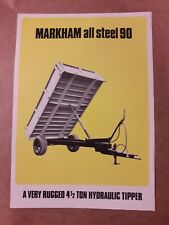 Markham steel hydraulic for sale  NORWICH