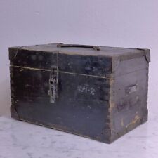 Używany, Oryginalne drewniane metalowe pudełko armii radzieckiej vintage pudełko dekoracja skrzynia transportowa lata 60. na sprzedaż  PL