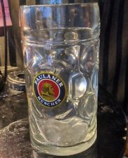 ¡Taza de cerveza alemana Paulaner München Dimpled de 1 litro cerveza piedra Hofbrau!¡! segunda mano  Embacar hacia Argentina