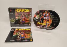 Crash Bandicoot Play Station 1 1997 Black Label com manual e disco demo caixa grande  comprar usado  Enviando para Brazil