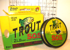 Trout S.O.S. 2LB test Line almost full for sale  Shipping to South Africa