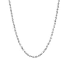 Used, Sterling Silver Rope Chain/Necklace 50cm Unwanted Gift (RRP) $180 for sale  Shipping to South Africa
