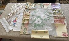 Floral fabric remnant for sale  HARWICH