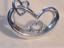 Heart shaped silver for sale  HOLYWOOD