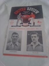 Manchester united programmes for sale  WINSFORD