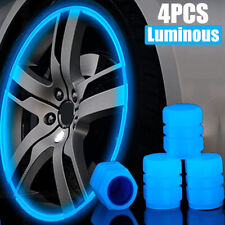 Tampas de válvula luminosas azul fluorescente noite brilhante carro motor roda pneu cubo tampas comprar usado  Enviando para Brazil