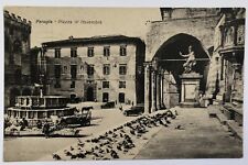 Cartolina perugia piazza usato  Roma