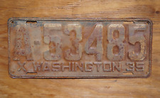 1935 washington license for sale  Boulder