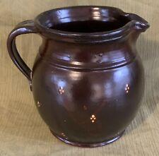 Vintage redware pitcher for sale  Lansing