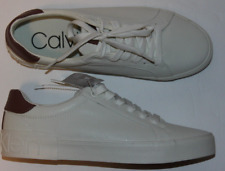 Novo Tênis Calvin Klein Masculino Branco Cintura Baixa Casual Tamanho 7.5 comprar usado  Enviando para Brazil