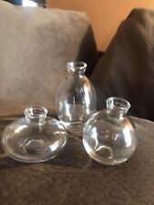Set vases clear for sale  Oakfield