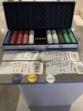 poker chip case for sale  WALTHAM ABBEY